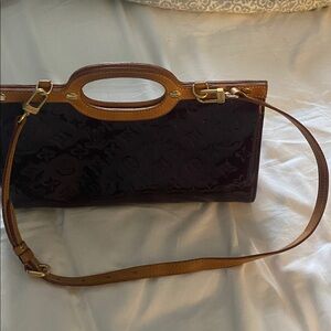 Louis Vuitton Glossy Dark Burgundy Tote